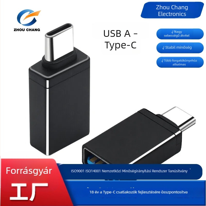 USB-C átalakító, micro USB-ról Type-C-re, OnePlus 2 és Xiaomi 4C készülékekhez