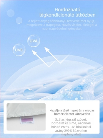 Ice Silk anyagból készült, UV-védelmet nyújtó külső munkaruházat kapucnival, könnyű, lélegző, logónyomással