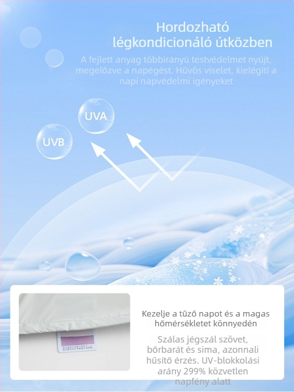 Ice Silk anyagból készült, UV-védelmet nyújtó külső munkaruházat kapucnival, könnyű, lélegző, logónyomással