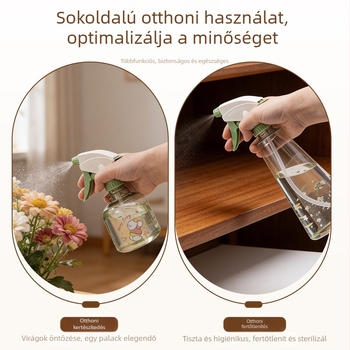 Háztartási alkoholspray fertőtlenítéshez és tisztításhoz, légnyomású finom köd permetező növények öntözéséhez