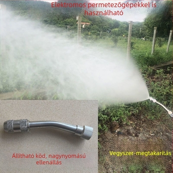 Állítható rézből készült fúvóka nagy nyomású elektromos kertészeti permetezőhöz