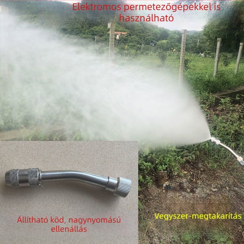 Állítható rézből készült fúvóka nagy nyomású elektromos kertészeti permetezőhöz