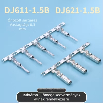 DJ621-1.5B DJ611-1.5B autóipari kábelköteg terminálcsatlakozó, 1 pólus, férfi és női