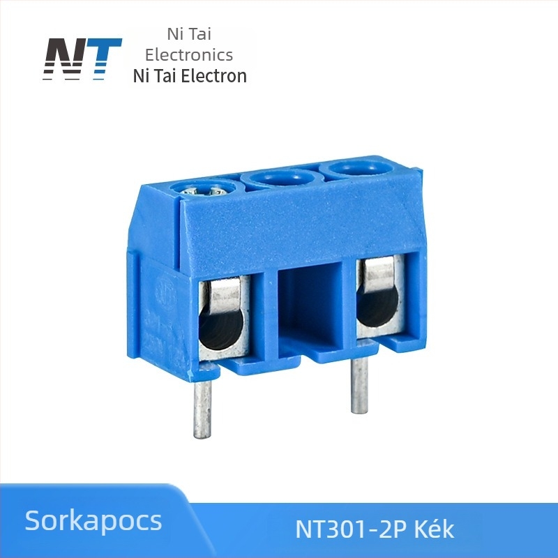 NT301-5.0 csavaros típusú PCB rugós terminálcsatlakozó, amerikai szabvány szerint, magas hatékonyságú tápegységekhez