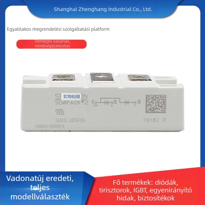 SKKD205FO6 SKKD212/12 egyrészes egyenirányító híd teljesítmény-modul, eredeti elektronikai alkatrészek