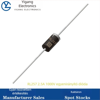 Új Ultra-Fast Recovery dióda RL207, RL257 2A/2.5A 1000V DO-15