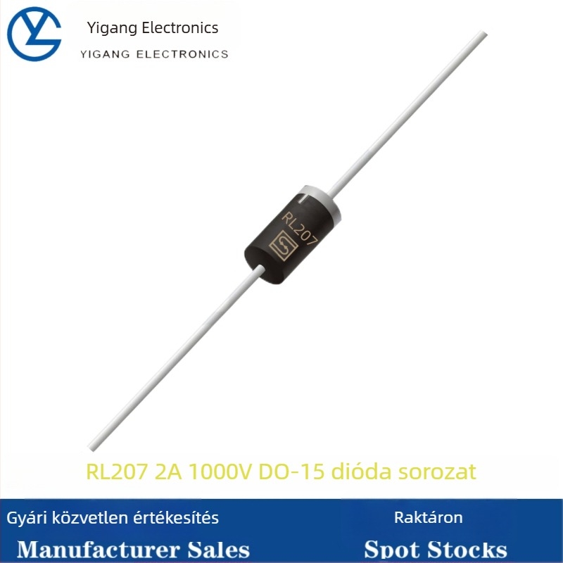 Új Ultra-Fast Recovery dióda RL207, RL257 2A/2.5A 1000V DO-15