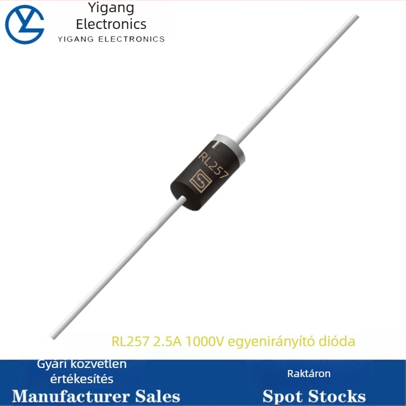 Új Ultra-Fast Recovery dióda RL207, RL257 2A/2.5A 1000V DO-15