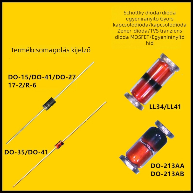 SS510L SMB felületszerelt Schottky dióda, alacsony VF, alacsony feszültség esés, SMB/DO-214AA csomagolás