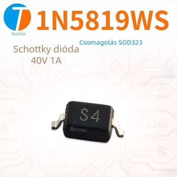 Teshile Schottky dióda 1N5819WS S4, 40V 1A, SOD-123/SOD-323