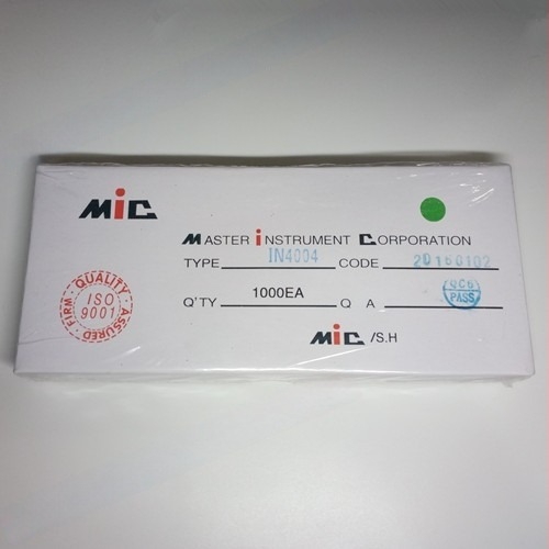 Rektifikáló dióda 1N4004 MIC DO-41, új, eredeti, 1000 db/csomag