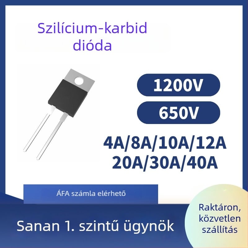 SDS120J020H3 SiC-dióda – szilícium-karbid teljesítményes eszköz 650V/1200V, 20A/30A/40A