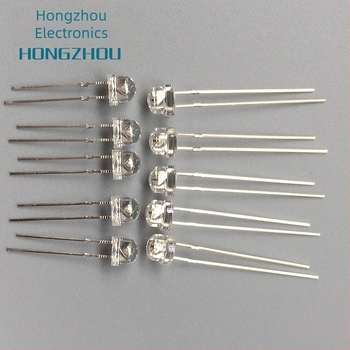 F5 szalmakalap 5mm diffúz fehér LED gyöngyök