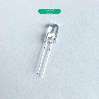 5 mm átlátszó RGB LED gyöngyök gyors és lassú villogással, közvetlen csatlakoztatással, piros, kék, zöld