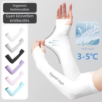 Utazáshoz tervezett jégselyem UV-védő karpántok, uniszex, koreai stílus
