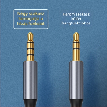 Type-C 3,5 mm digitális audio kábel autóhangszórókhoz, fejhallgatókhoz, telefonhoz és laptophoz