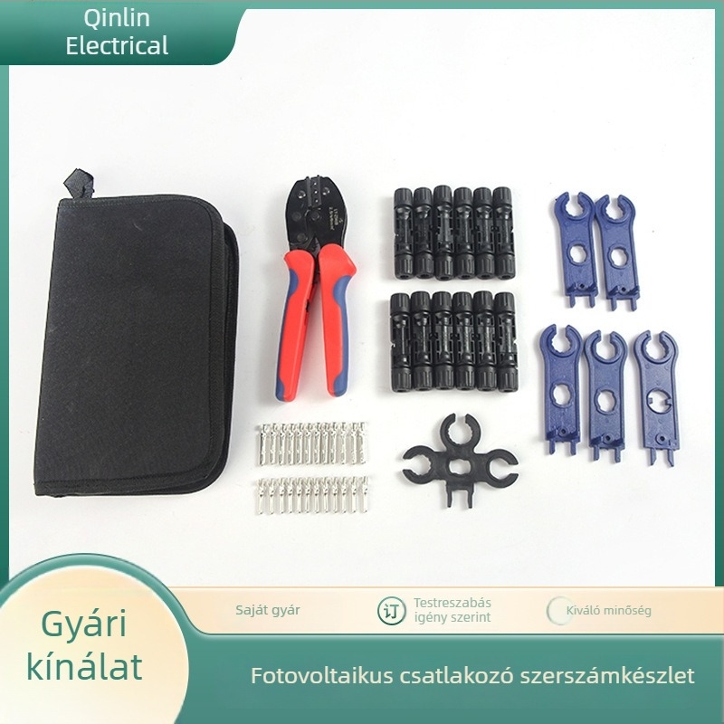 Fotovoltaikus csatlakozó készlet krimpelő fogóval
