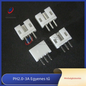 PH-3A egyenes tűcsatlakozó, 2,0 mm-es közép, PH2.0-3P, 3-pins