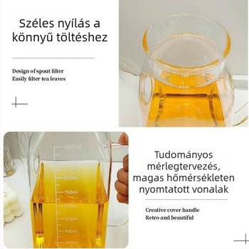 Konyhai olajtartó üveg, nagy kapacitású, szivárgásmentes, öntési kontrollal, vastag üveg a mindennapi főzéshez