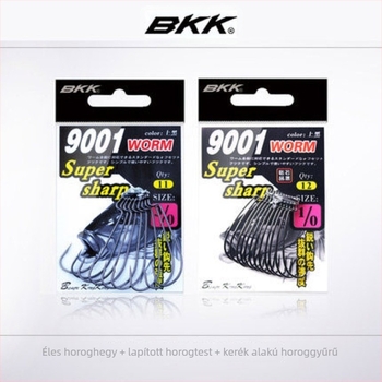 BKK Crank horog horgászatához, Texas Rig, puha féreg horog, puha csalihorgon, széles hasú és keskeny hasú, modell 9003-CD
