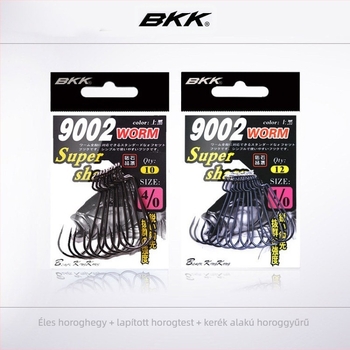 BKK Crank horog horgászatához, Texas Rig, puha féreg horog, puha csalihorgon, széles hasú és keskeny hasú, modell 9003-CD