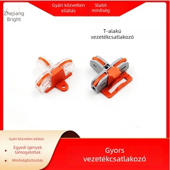 T-típusú kábelcsatlakozó, terminál blokk, kábel elosztó, lámpa csatlakozó PCT-112