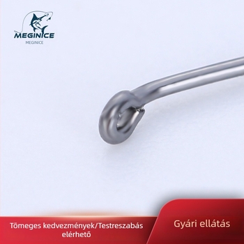 Műlegyező horog mikrocsalival és mesterséges rovarcsali, kézzel kötve