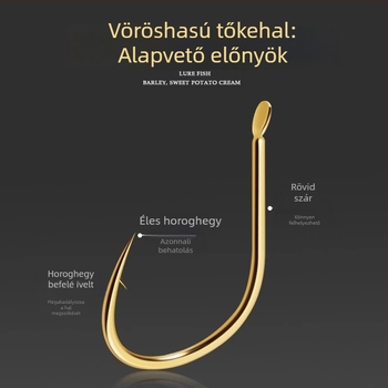 Wolf Clan dupla horogos horgász zsinór rövid előtét-vezetékkel, előre kötött finom horogokkal, tövis nélkül
