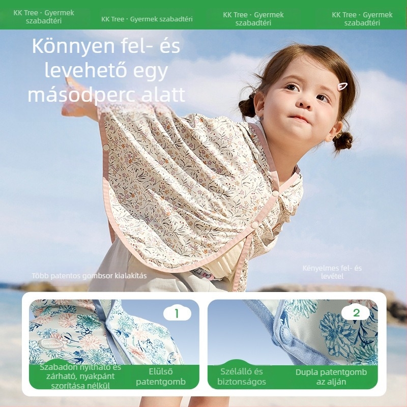 Kocotree Bébi UV-védős kapucnis, könnyű uniszex dzseki babáknak, tavasz 2026