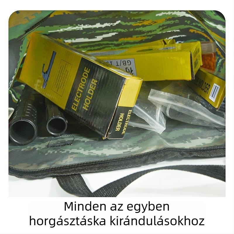 Halvédő táska – Multifunkcionális, vízálló tárolótáska a horgászathoz, összecsukható