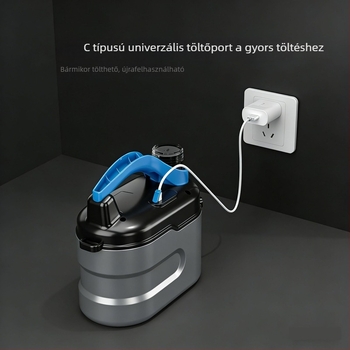 6L vállon átvihető elektromos permetező a házi kertekhez, magasnyomású fertőtlenítő permetező