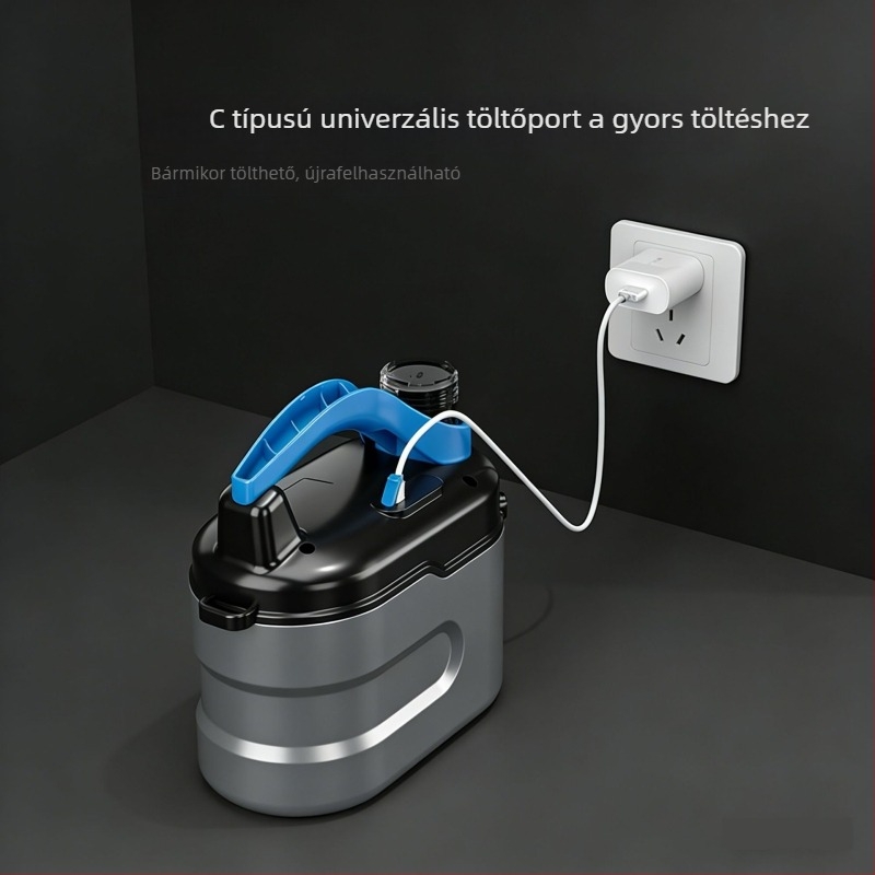 6L vállon átvihető elektromos permetező a házi kertekhez, magasnyomású fertőtlenítő permetező
