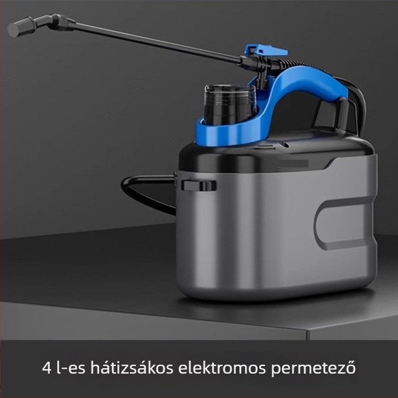 6L vállon átvihető elektromos permetező a házi kertekhez, magasnyomású fertőtlenítő permetező