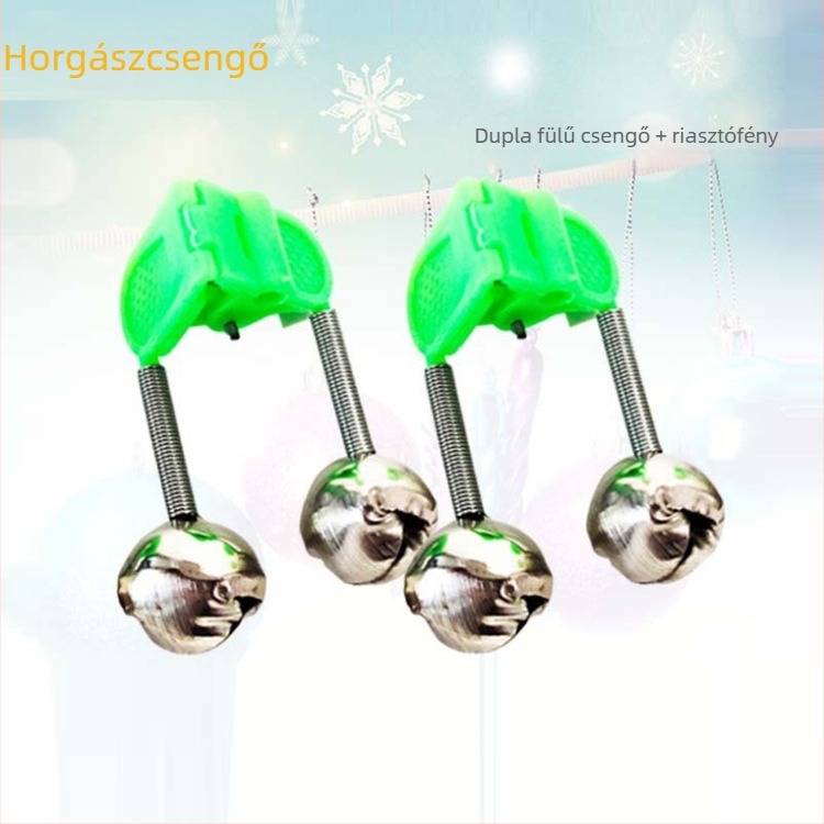 Tengeri horgászcsengő riasztóval és kiegészítőkkel