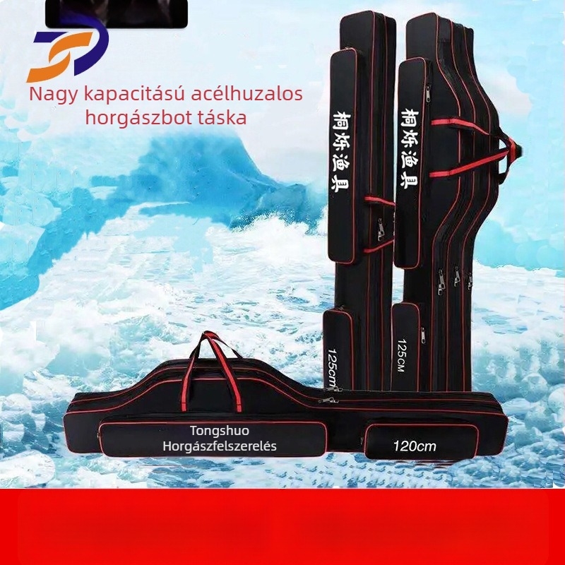 Tung Shuo vízálló horgászbot táska, 70 cm–1.3 m, többszörös rétegű felszerelés-táska