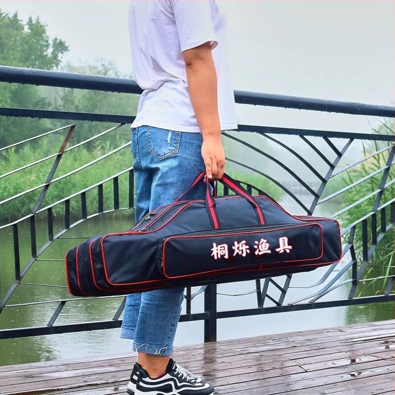 Tung Shuo vízálló horgászbot táska, 70 cm–1.3 m, többszörös rétegű felszerelés-táska