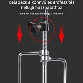 Hordozható portálkeret állítható vastag hosszú támasztó rudakkal – komplett készlet