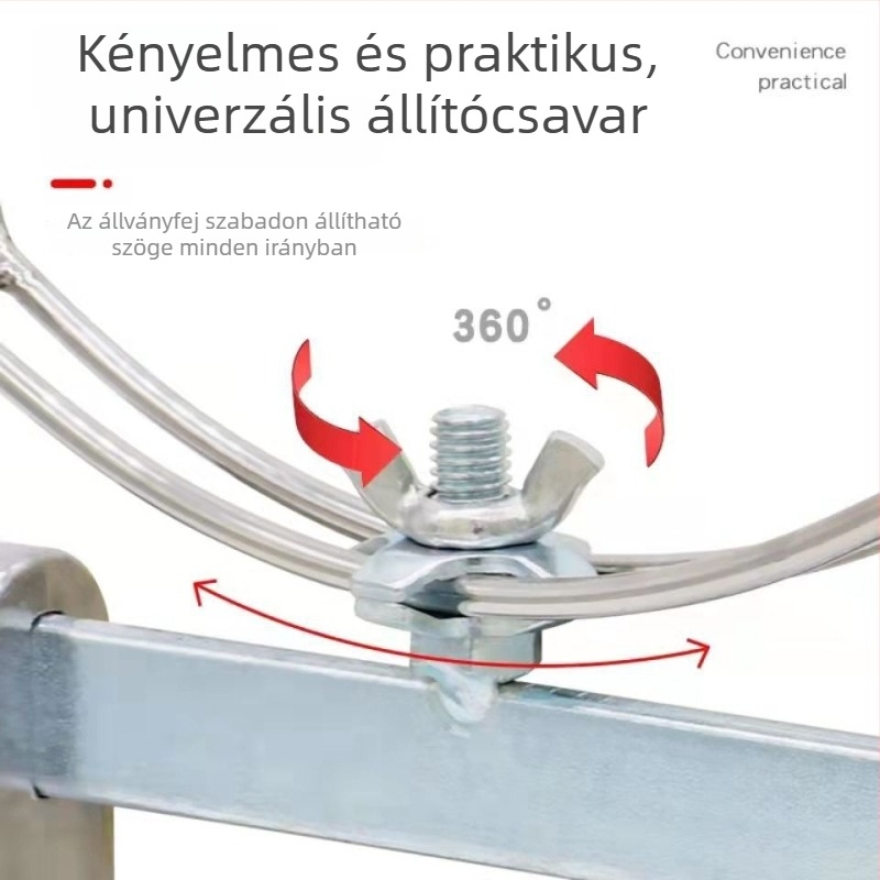 Összecsukható univerzális horgászbot-tartó, alumíniumötvözet, tengeri horgászathoz