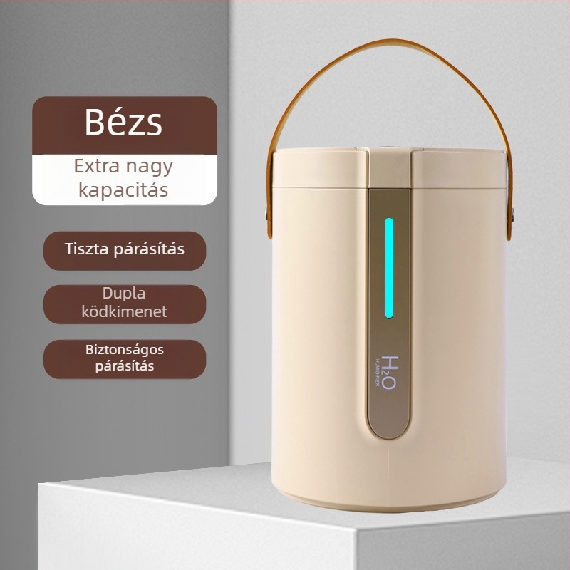 Aromaterápiás párásító digitális kijelzővel, nagy kapacitású, USB hordozható a hálószobába