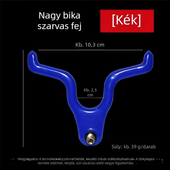 Horgászbot tartófej alumíniumötvözetből, agancs alakú dizájn