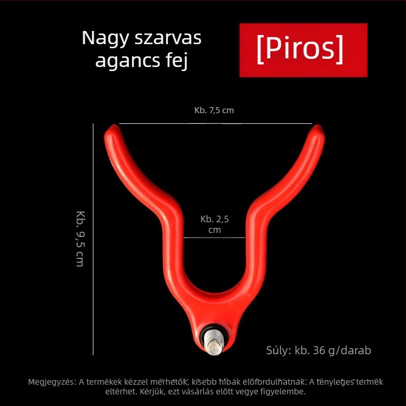 Horgászbot tartófej alumíniumötvözetből, agancs alakú dizájn