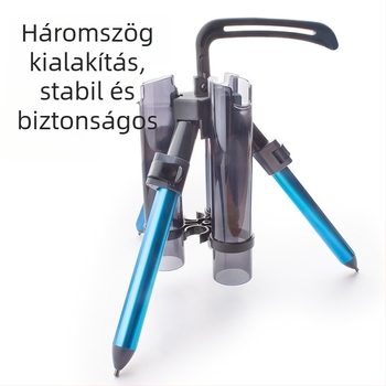 Összecsukható alumínium háromszög horgászbot-tartó