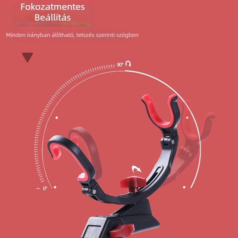Univerzális horgászbot tartó többirányú forgatással, talajcsatlakozóval, alumínium