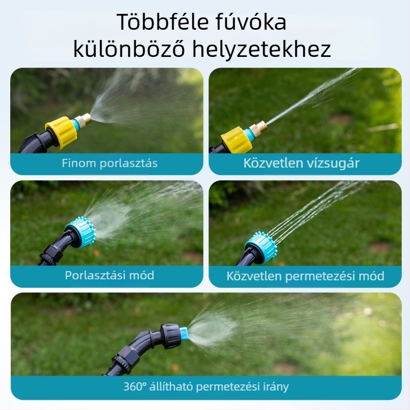 5L elektromos öntöző kanna – újratölthető permetező, kerthez és otthoni használatra, fertőtlenítésre és tisztításra