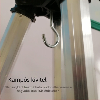 Alumíniumötvözetből készült háromszög alakú tartó tengeri horgászbotokhoz, kompakt összecsukható állvány ultra rövid botokhoz, 5 bot tároló