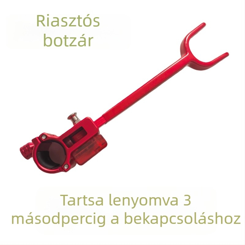 Horgászbot záró készülék, nagy bot-tartó, anti húzás és anti leválasztás tartó, hátsó rögzítésű riasztózár
