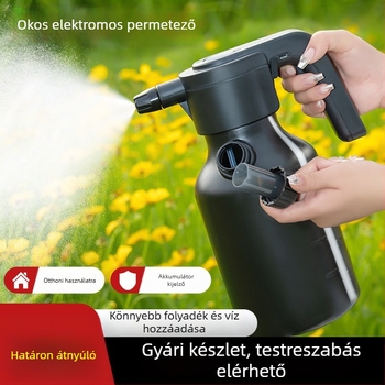 3 literes elektromos öntözőkanna mérőedénnyel, virágok öntözésére, permetezésre, fertőtlenítésre és tisztításra