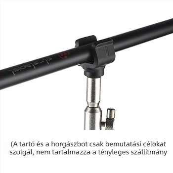 Hawo fekete műanyag európai stílusú horgászbot tartó, keretfej tengeri bothoz, botvilla tartozék, 3/8 hüvelyk