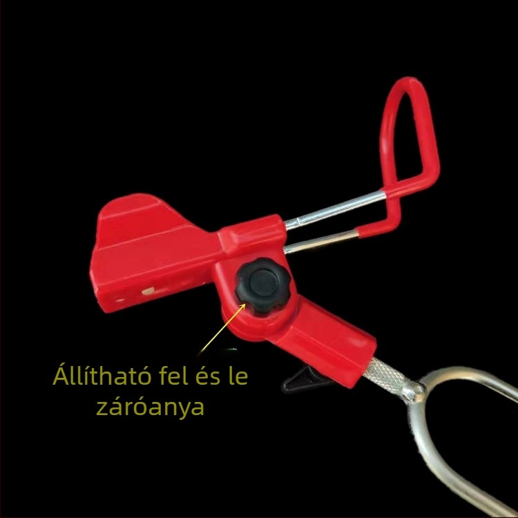 Kétfunkciós horgászbot-tartó állítható pozícióval