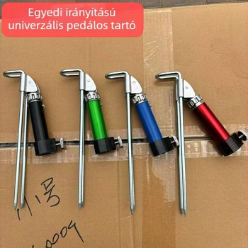 Univerzális állítható rozsdamentes acél talajba szúrható horgászbot-tartó